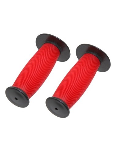 Mushroom Grips 7/8 long 115mm Black/Red.